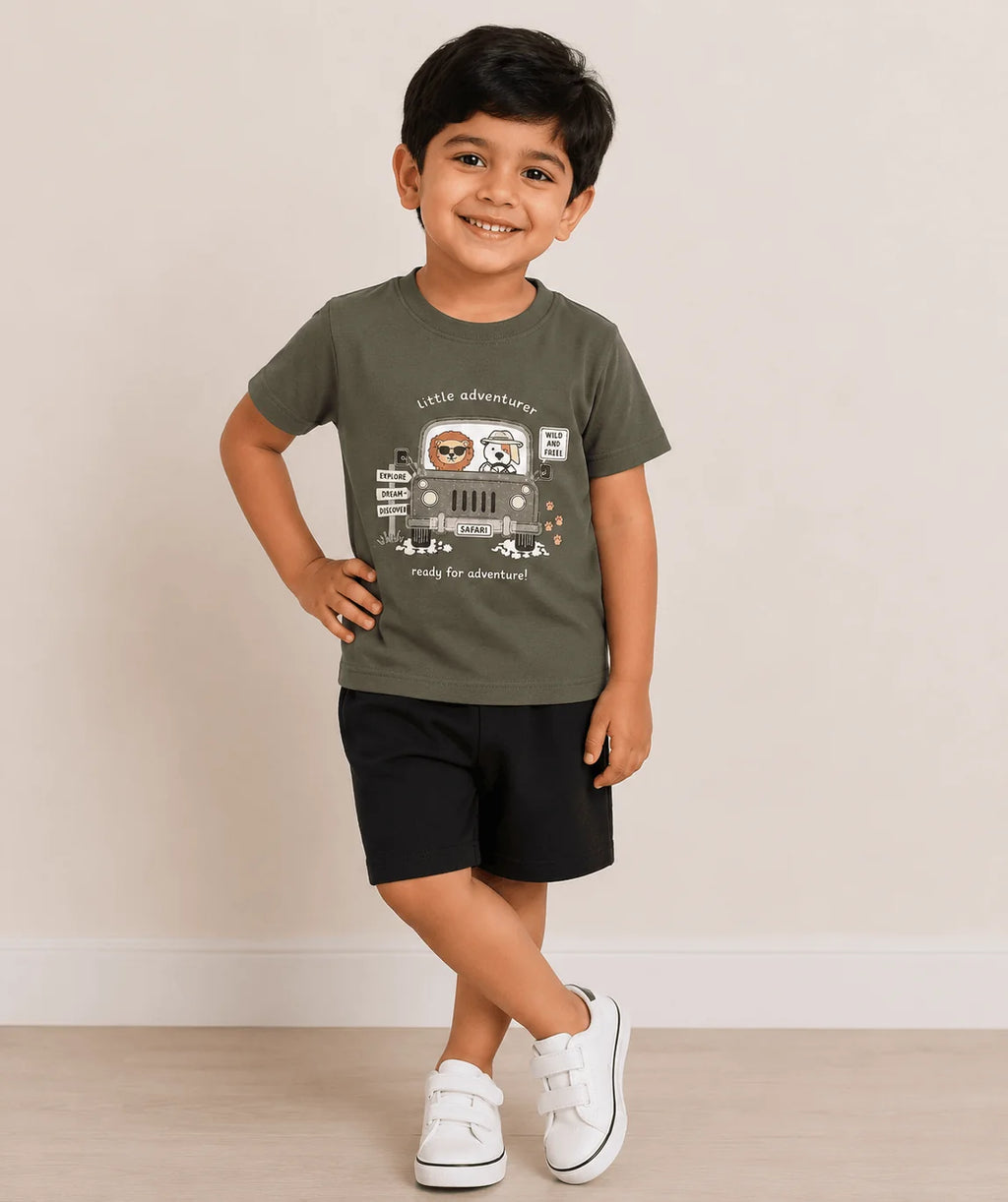 Little Adventurer Safari Co-Ord Set for Boys