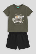 Little Adventurer safari printed co-ord set for boys