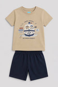 Little Sailors adventure cotton co-ord set for boys