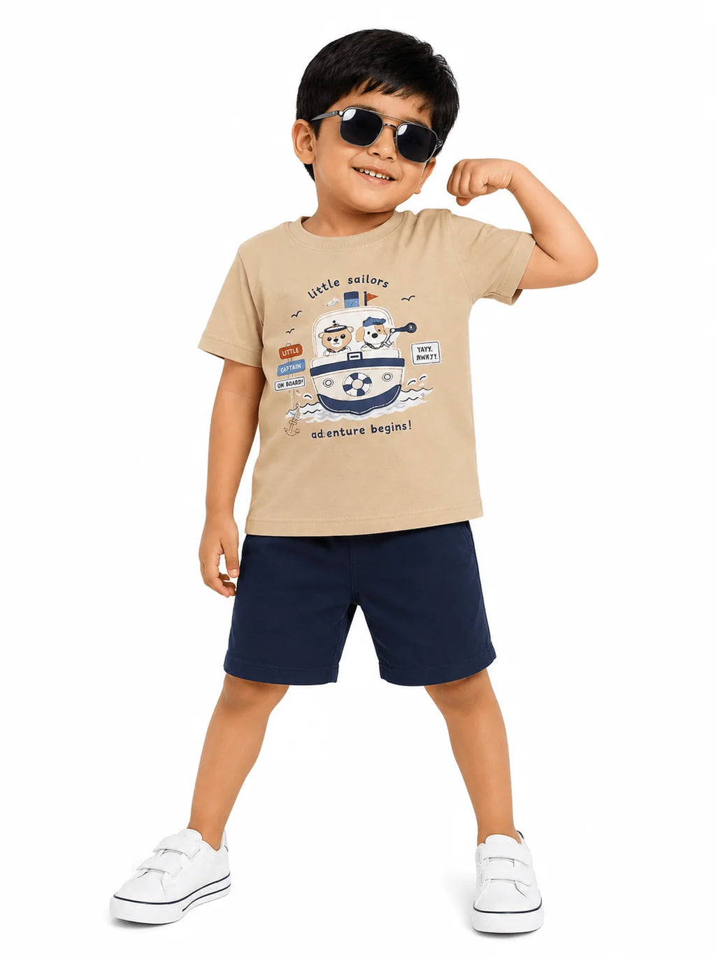 Little Sailors Adventure Co-Ord Set for Boys