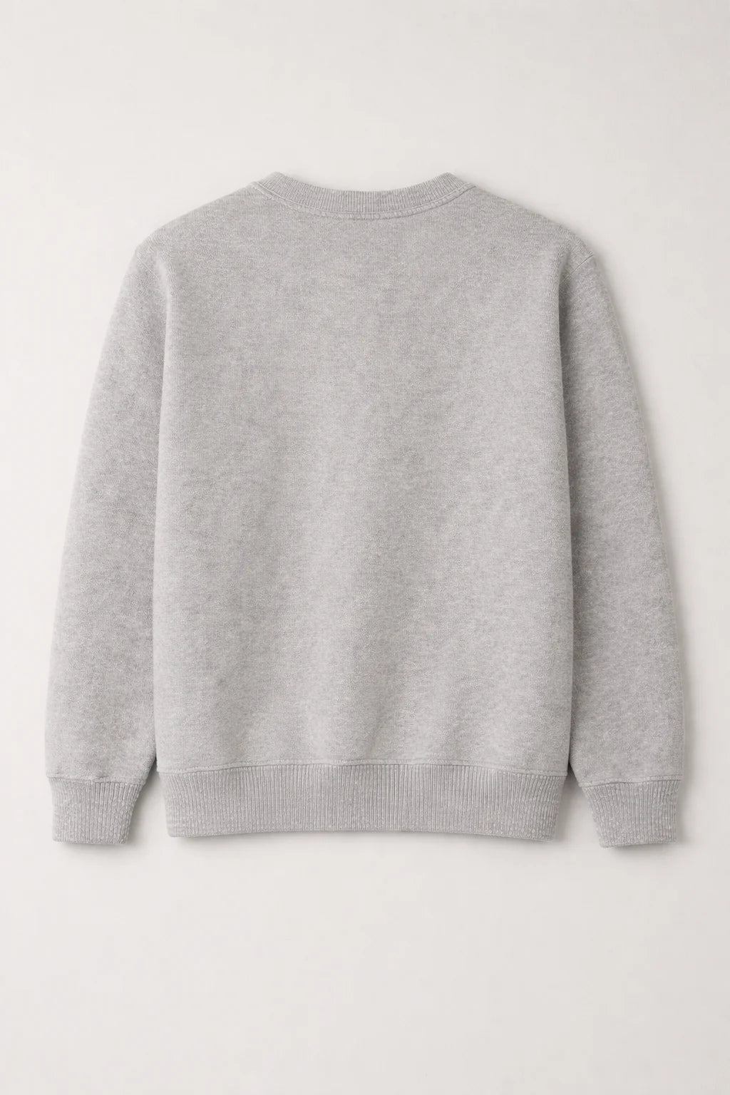 Men's Premium Cotton Crewneck Sweatshirt – Grey | Casual Sweatshirt for Men