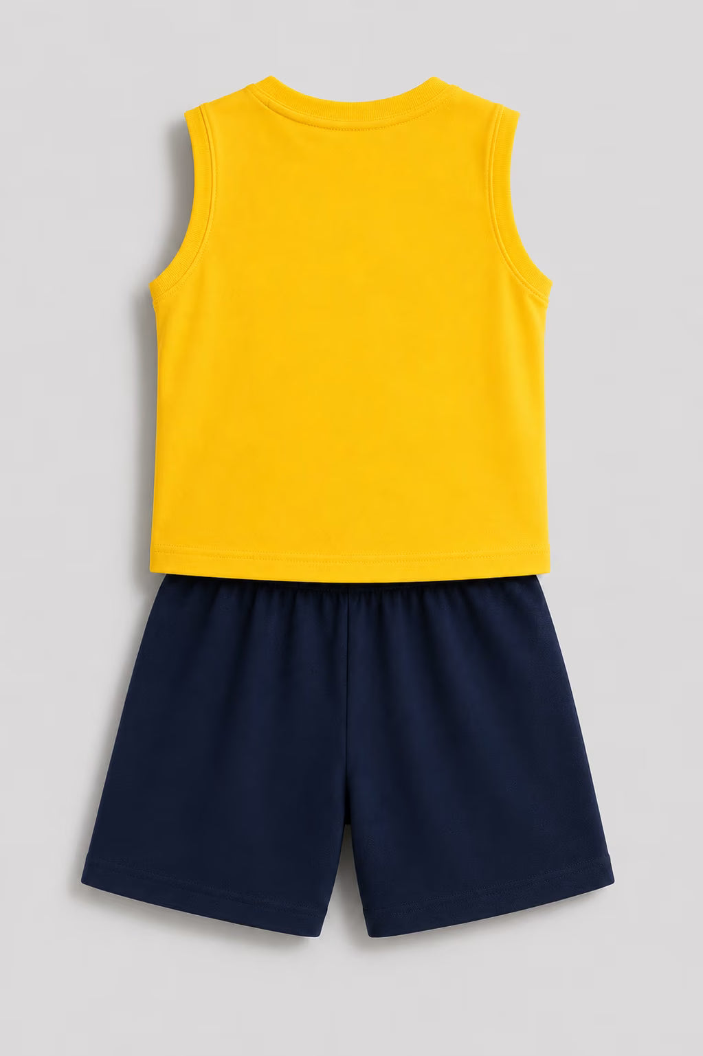 Yellow Dino Printed Co-Ord Set for Boys