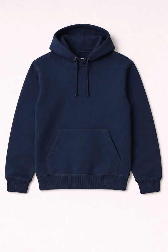 Women's Premium Cotton Hoodie – Navy Blue | Winter Hoodie for Women