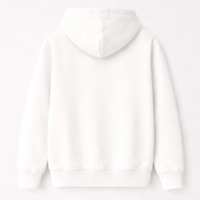 Women's Premium Cotton Hoodie – White | Soft & Warm Women's Hoodie