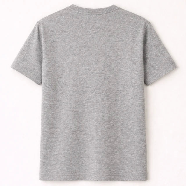 Women's 100% Cotton T-Shirt – Grey | Bio-Washed Breathable Tee