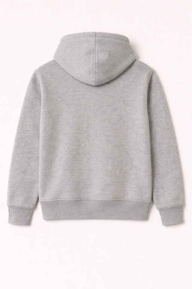 Men's Premium Cotton Hoodie – Grey | Casual Hoodie for Men India