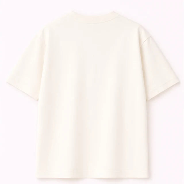 Men's Off-White 240 GSM 100% Cotton French Terry Oversized T-Shirt